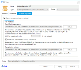 Disconnecting users of a file infobase