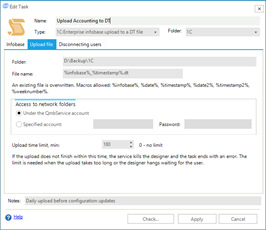 Upload file tab